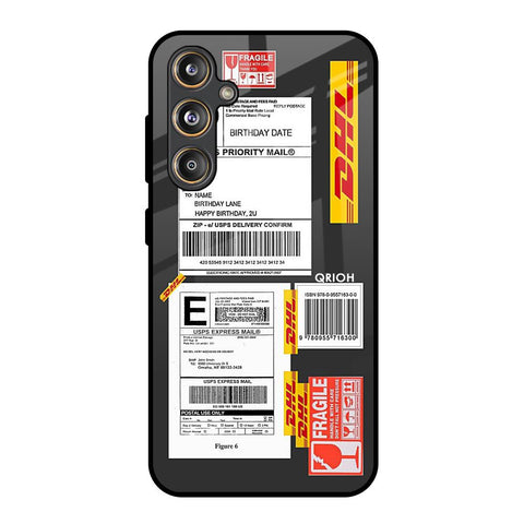 Cool Barcode Label Samsung Galaxy M55s Glass Back Cover Online