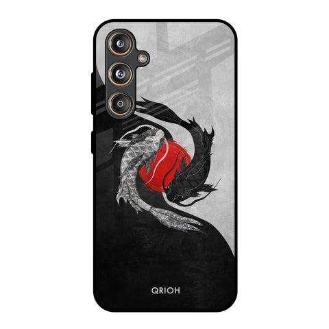 Japanese Art Samsung Galaxy M55s Glass Back Cover Online