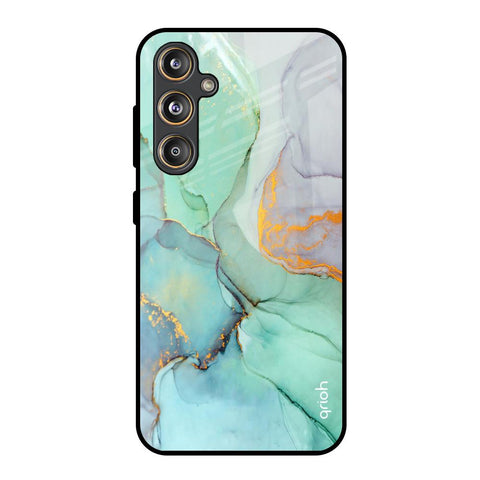 Green Marble Samsung Galaxy M55s Glass Back Cover Online