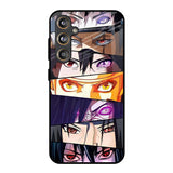 Anime Eyes Samsung Galaxy M55s Glass Back Cover Online