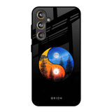 Yin Yang Balance Samsung Galaxy M55s Glass Back Cover Online