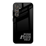 Push Your Self Samsung Galaxy M55s Glass Back Cover Online