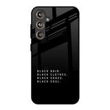 Black Soul Samsung Galaxy M55s Glass Back Cover Online