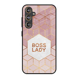 Boss Lady Samsung Galaxy M55s Glass Back Cover Online