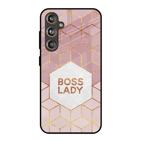 Boss Lady Samsung Galaxy M55s Glass Back Cover Online