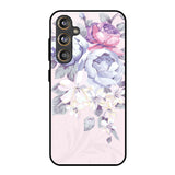 Elegant Floral Samsung Galaxy M55s Glass Back Cover Online