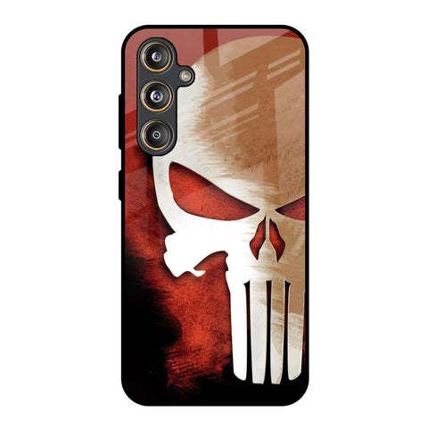 Red Skull Samsung Galaxy M55s Glass Back Cover Online