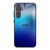 Blue Rhombus Pattern Samsung Galaxy M55s Glass Back Cover Online