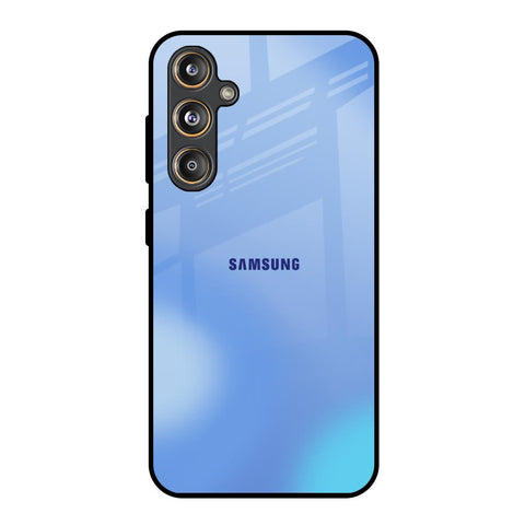 Vibrant Blue Texture Samsung Galaxy M55s Glass Back Cover Online