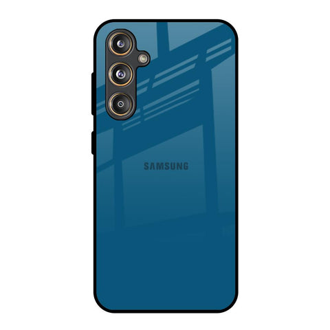 Cobalt Blue Samsung Galaxy M55s Glass Back Cover Online