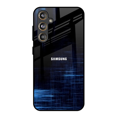 Blue Scratch Samsung Galaxy M55s Glass Back Cover Online