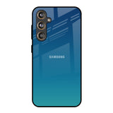 Celestial Blue Samsung Galaxy M55s Glass Back Cover Online