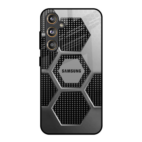 Hexagon Style Samsung Galaxy M55s Glass Back Cover Online