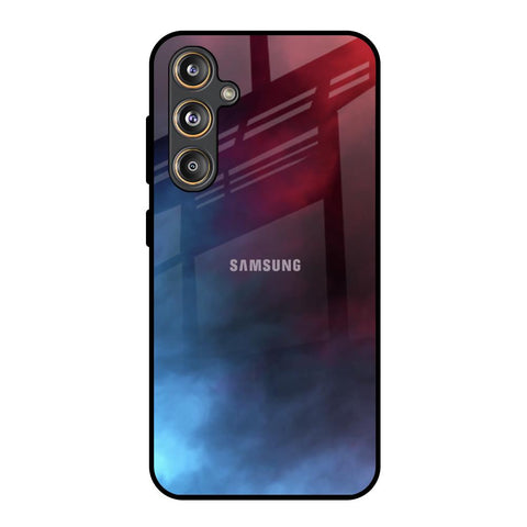 Smokey Watercolor Samsung Galaxy M55s Glass Back Cover Online