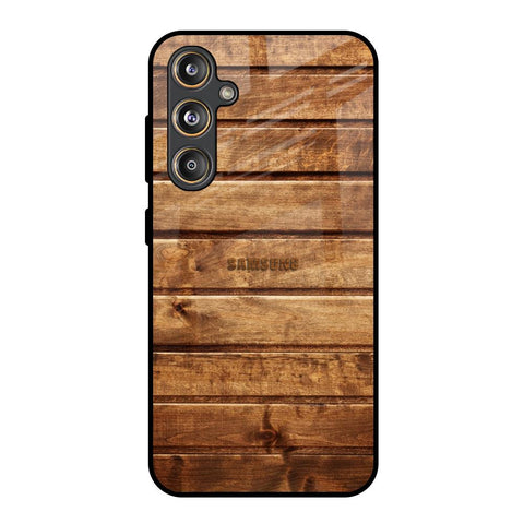 Wooden Planks Samsung Galaxy M55s Glass Back Cover Online