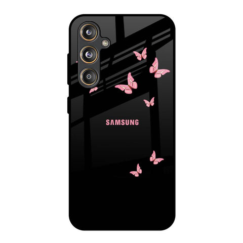 Fly Butterfly Samsung Galaxy M55s Glass Back Cover Online