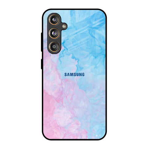 Mixed Watercolor Samsung Galaxy M55s Glass Back Cover Online