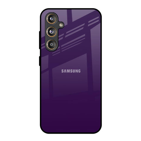 Dark Purple Samsung Galaxy M55s Glass Back Cover Online