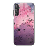 Space Doodles Samsung Galaxy F15 5G Glass Back Cover Online