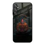 Lord Hanuman Animated Samsung Galaxy F15 5G Glass Back Cover Online