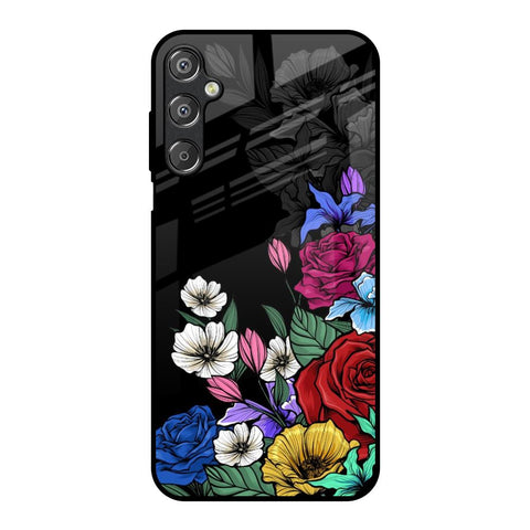 Rose Flower Bunch Art Samsung Galaxy F15 5G Glass Back Cover Online