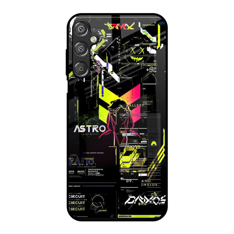 Astro Glitch Samsung Galaxy F15 5G Glass Back Cover Online