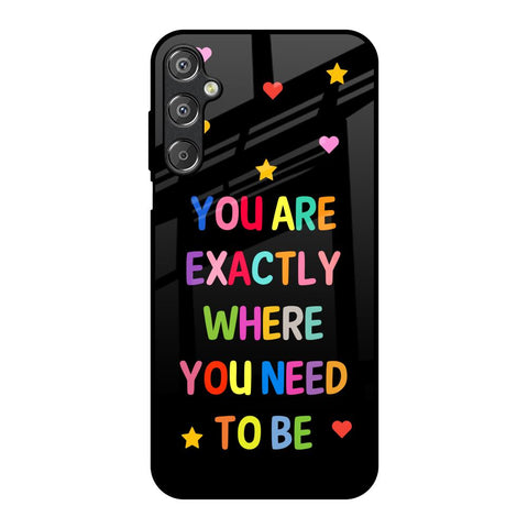 Magical Words Samsung Galaxy F15 5G Glass Back Cover Online