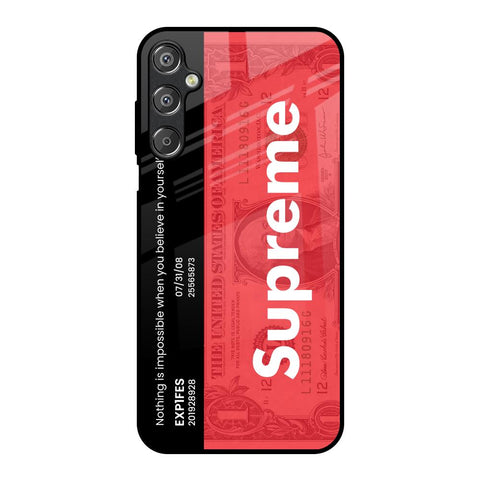 Supreme Ticket Samsung Galaxy F15 5G Glass Back Cover Online