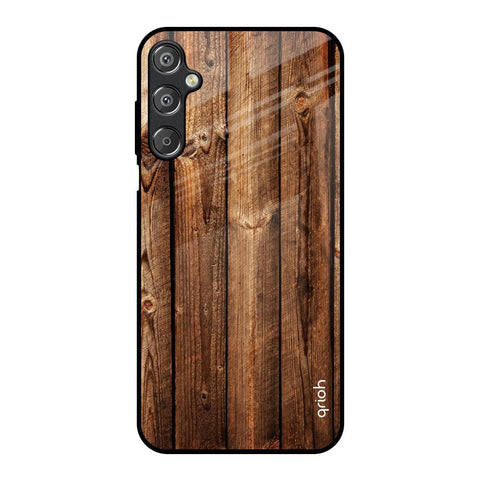 Timber Printed Samsung Galaxy F15 5G Glass Back Cover Online