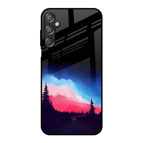 Drive In Dark Samsung Galaxy F15 5G Glass Back Cover Online