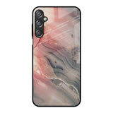 Pink And Grey Marble Samsung Galaxy F15 5G Glass Back Cover Online