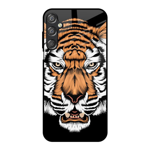 Angry Tiger Samsung Galaxy F15 5G Glass Back Cover Online