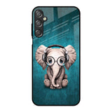 Adorable Baby Elephant Samsung Galaxy F15 5G Glass Back Cover Online