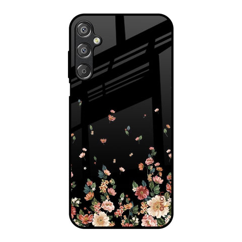 Floating Floral Print Samsung Galaxy F15 5G Glass Back Cover Online