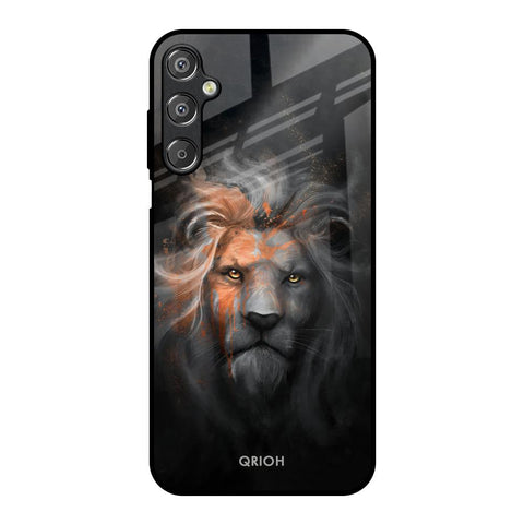 Devil Lion Samsung Galaxy F15 5G Glass Back Cover Online