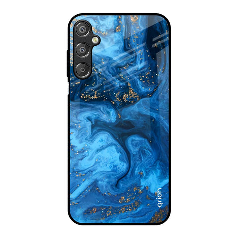 Gold Sprinkle Samsung Galaxy F15 5G Glass Back Cover Online