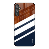 Bold Stripes Samsung Galaxy F15 5G Glass Back Cover Online