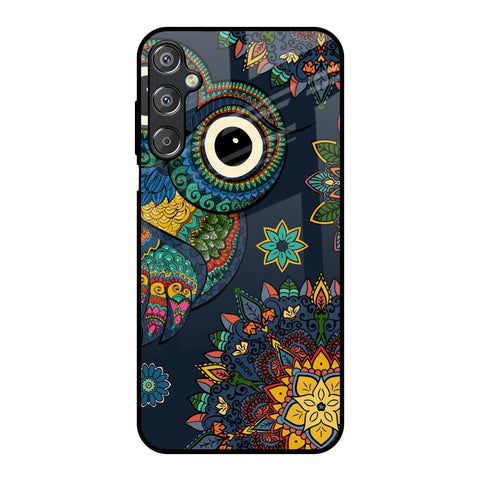 Owl Art Samsung Galaxy F15 5G Glass Back Cover Online