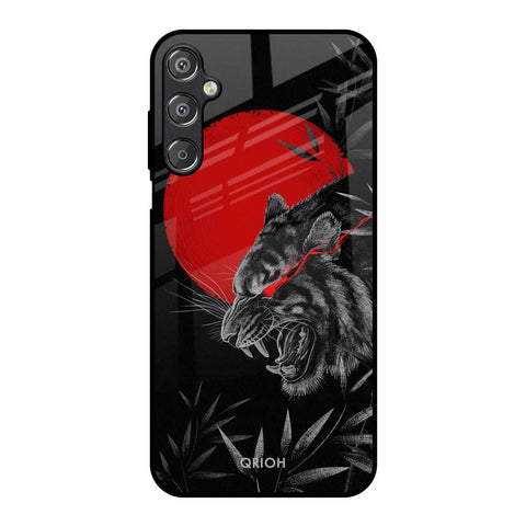 Red Moon Tiger Samsung Galaxy F15 5G Glass Back Cover Online