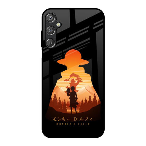 Luffy One Piece Samsung Galaxy F15 5G Glass Back Cover Online