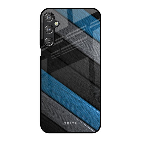 Multicolor Wooden Effect Samsung Galaxy F15 5G Glass Back Cover Online