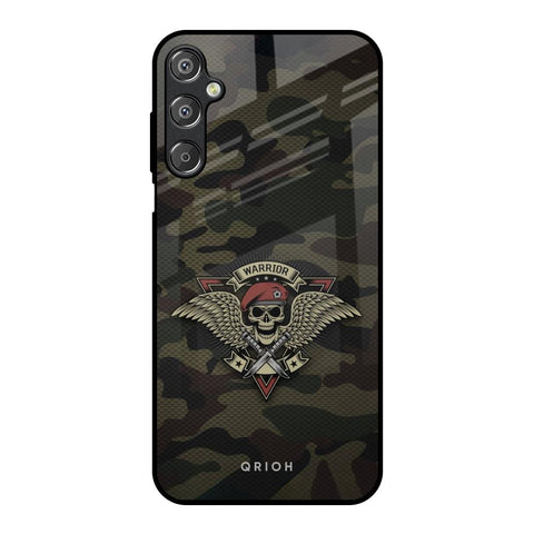 Army Warrior Samsung Galaxy F15 5G Glass Back Cover Online