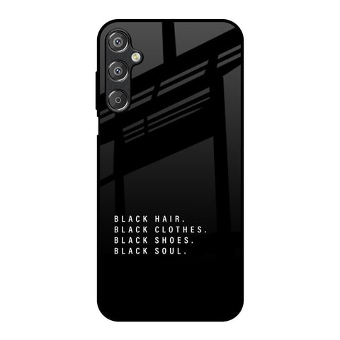 Black Soul Samsung Galaxy F15 5G Glass Back Cover Online