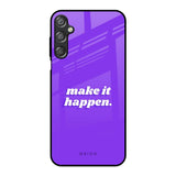 Make it Happen Samsung Galaxy F15 5G Glass Back Cover Online