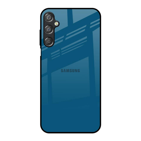 Cobalt Blue Samsung Galaxy F15 5G Glass Back Cover Online