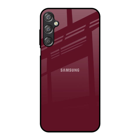 Classic Burgundy Samsung Galaxy F15 5G Glass Back Cover Online