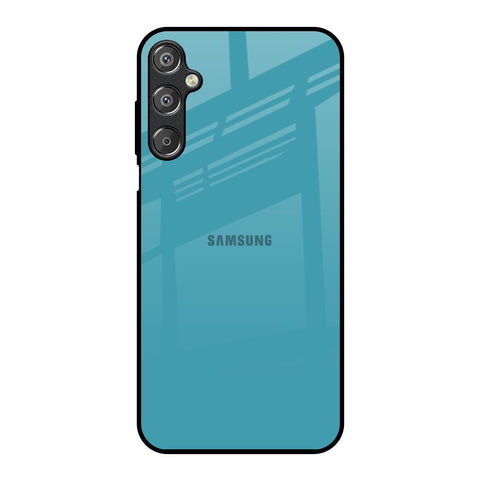 Oceanic Turquiose Samsung Galaxy F15 5G Glass Back Cover Online