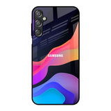 Colorful Fluid Samsung Galaxy F15 5G Glass Back Cover Online