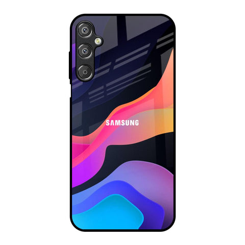 Colorful Fluid Samsung Galaxy F15 5G Glass Back Cover Online