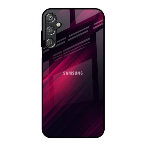 Razor Black Samsung Galaxy F15 5G Glass Back Cover Online